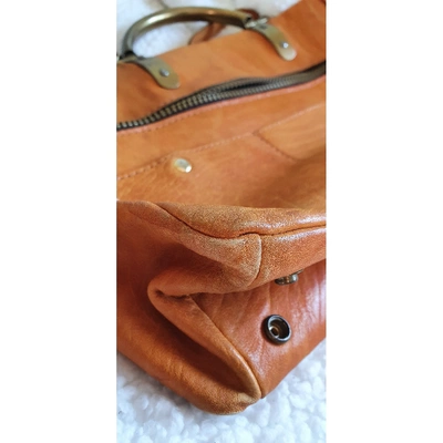 Pre-owned Zenith Leather Clutch Bag
