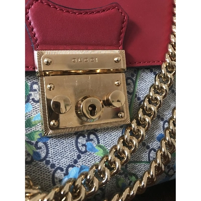 Pre-owned Gucci Padlock Red Leather Handbag