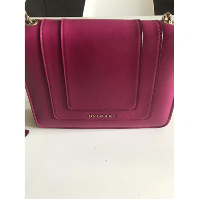 Pre-owned Bulgari Pink Leather Handbags