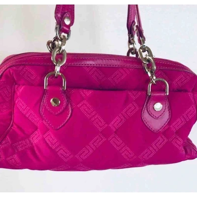 Pre-owned Versace Pink Cotton Handbag