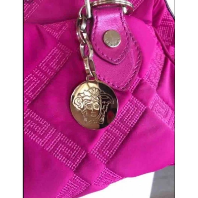 Pre-owned Versace Pink Cotton Handbag