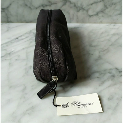Pre-owned Blumarine Black Cotton Clutch Bag