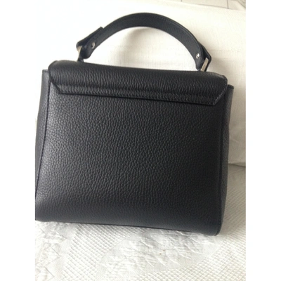 Pre-owned Philippe Model Leather Handbag In Black