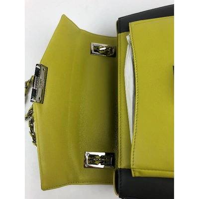 Pre-owned Fendi Kan U Green Leather Handbag