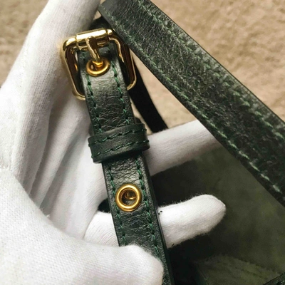 Pre-owned Salar Crossbody Bag In Green