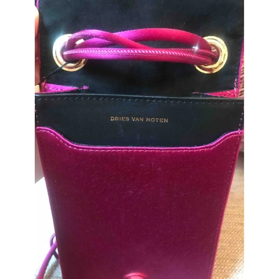 Pre-owned Dries Van Noten Pink Cloth Handbag