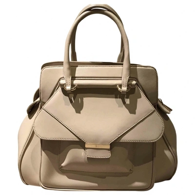 Pre-owned Aevha London Beige Leather Handbag