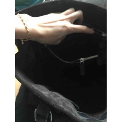 Pre-owned Barbara Bui Grey Suede Handbag
