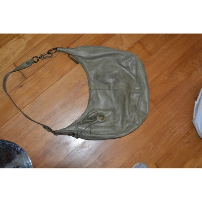 Pre-owned Belstaff Green Leather Handbag