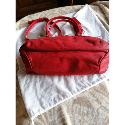 Pre-owned Vanessa Bruno Lune Red Leather Handbag