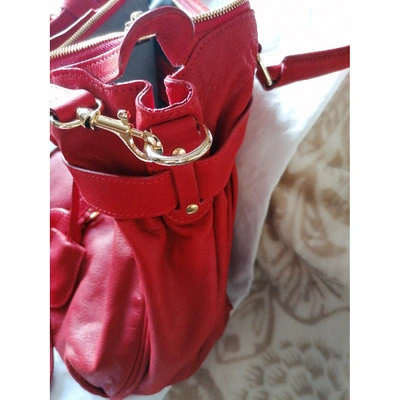 Pre-owned Vanessa Bruno Lune Red Leather Handbag