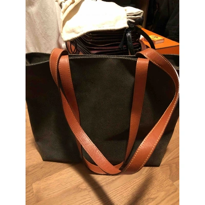 Pre-owned Bric's Leather Tote In Brown