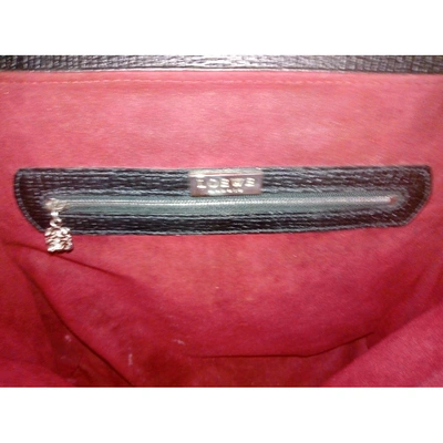 Pre-owned Loewe Black Leather Handbags