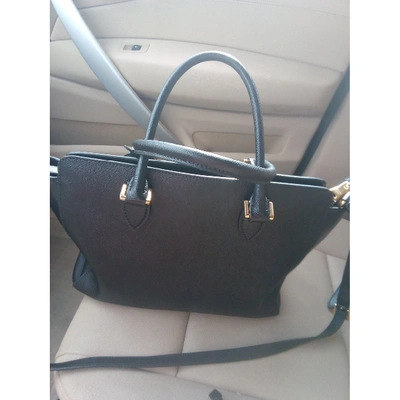 Pre-owned Prada Leather Handbag In Black