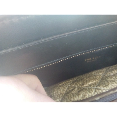 Pre-owned Prada Leather Handbag In Black