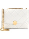 MARC JACOBS MARC JACOBS 'QUILTED TROUBLE' CROSSBODY BAG - WHITE,金属（其他）100%