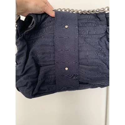 Pre-owned Lanvin Happy Blue Cotton Handbag