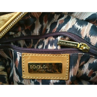 Pre-owned Dolce & Gabbana Handbag In Camel