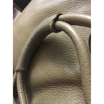 Pre-owned Givenchy Leather Handbag In Beige