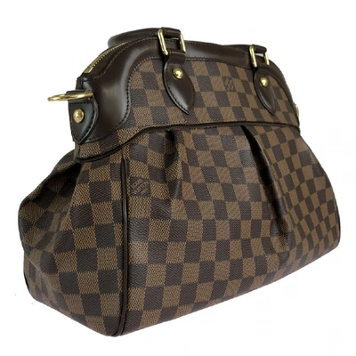 Pre-owned Louis Vuitton Trevi Brown Cloth Handbag