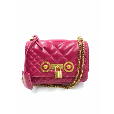 Pre-owned Versace Pink Leather Handbag