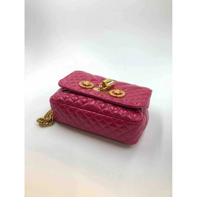 Pre-owned Versace Pink Leather Handbag