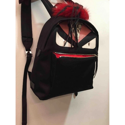 Pre-owned Fendi Backpack In Black