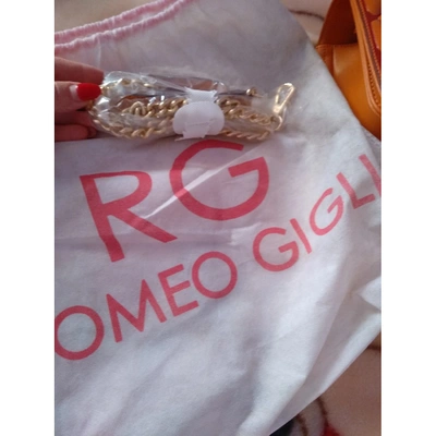 Pre-owned Romeo Gigli Crossbody Bag In Orange