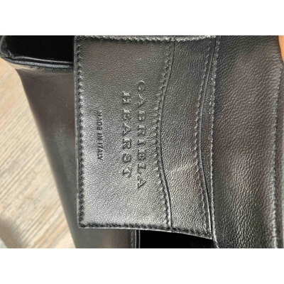 Pre-owned Gabriela Hearst Leather Handbag In Black