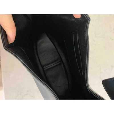 Pre-owned Gabriela Hearst Leather Handbag In Black