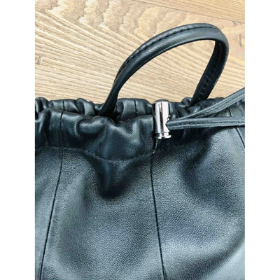 Pre-owned Kara Leather Handbag In Black