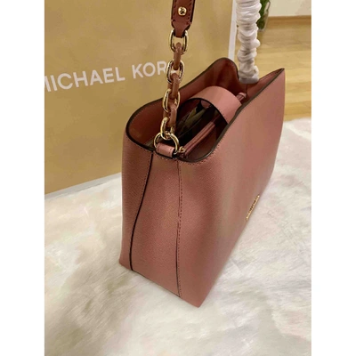 Pre-owned Michael Kors Leather Bag In Pink