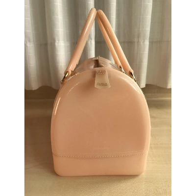 Pre-owned Furla Candy Bag Beige Handbag