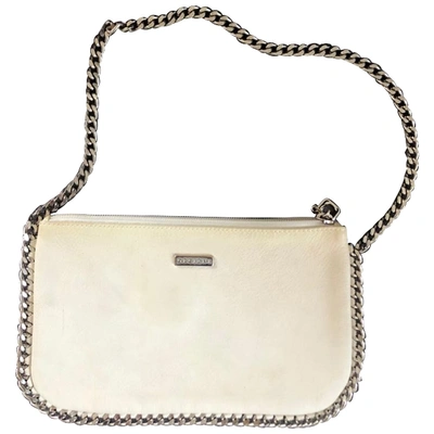 Pre-owned Orciani Leather Handbag In White