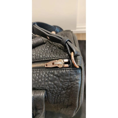 Pre-owned Alexander Wang Rocco Leather Handbag In Black