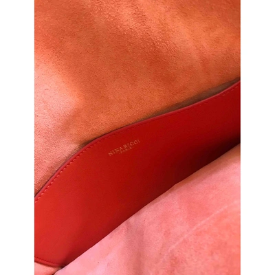 Pre-owned Nina Ricci Orange Leather Handbag