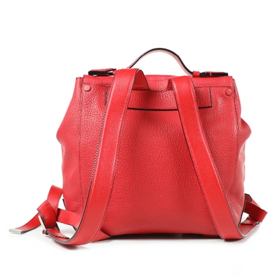 Pre-owned Proenza Schouler Small Courier Red Leather Backpack