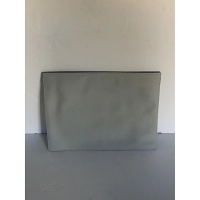 Pre-owned Kenzo Blue Leather Clutch Bag