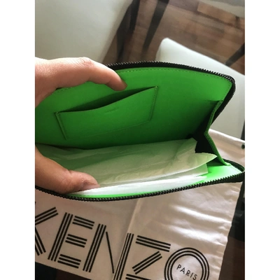 Pre-owned Kenzo Leather Clutch Bag