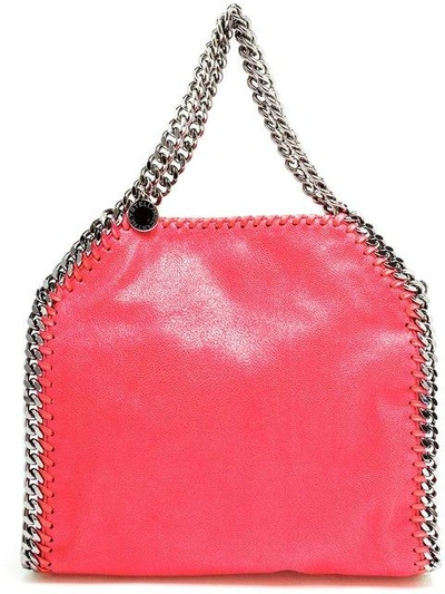 Shop Stella Mccartney Mini 'falabella' Tote - Pink