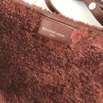 Pre-owned Balenciaga Shearling Handbag