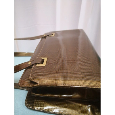 Pre-owned Charles Jourdan Patent Leather Clutch Bag