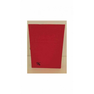 Pre-owned Olympia Le-tan Clutch Bag In Red