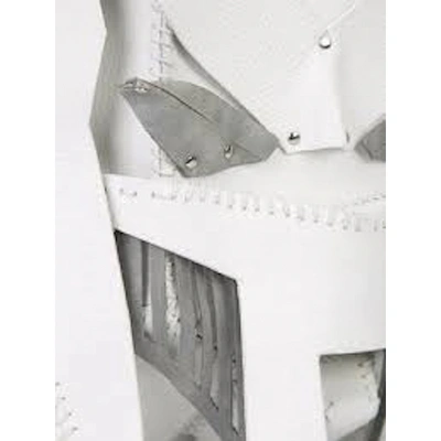 Pre-owned Anne Sofie Madsen White Leather Backpack