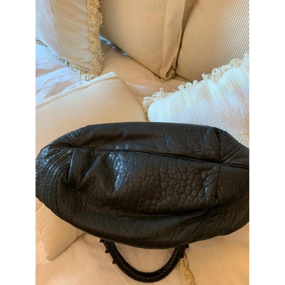 Pre-owned Fendi Black Leather Handbags