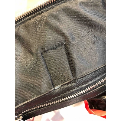 Pre-owned Versace Cloth 24h Bag In Brown