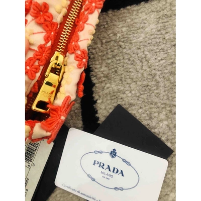 Pre-owned Prada Cloth Handbag In Multicolour