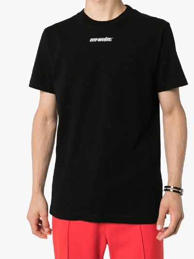 Shop Off-white Black Marker Arrows Print T-shirt