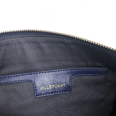 Pre-owned Jill Stuart Leather Clutch Bag In Blue