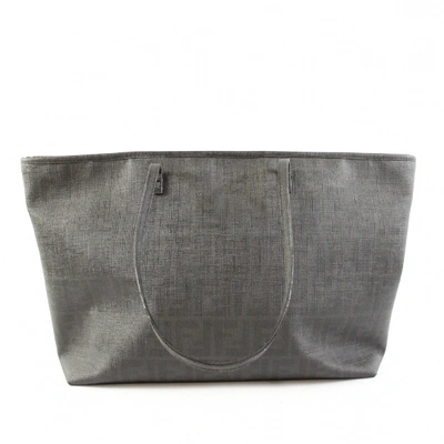 Pre-owned Fendi Roll Bag  Black Cloth Handbag